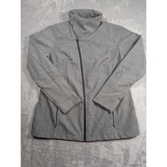 North End Jackets & Blazers - Intel Corporation North End Jacket Womens Size XL Gray Wrap Neck Waterproof